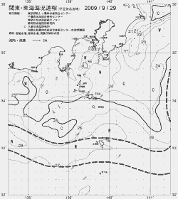 一都三県漁海況速報、関東・東海海況速報(2009/09/29)