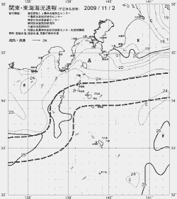 一都三県漁海況速報、関東・東海海況速報(2009/11/02)