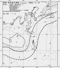 一都三県漁海況速報、関東・東海海況速報(2009/11/27)