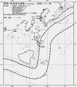 一都三県漁海況速報、関東・東海海況速報(2009/11/28)