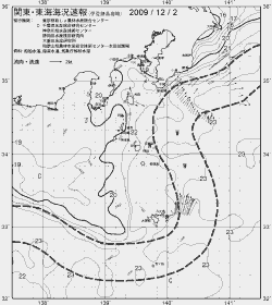 一都三県漁海況速報、関東・東海海況速報(2009/12/02)