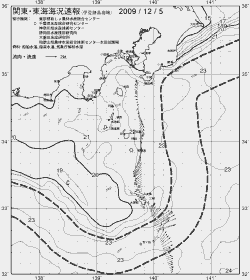 一都三県漁海況速報、関東・東海海況速報(2009/12/05)