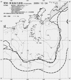 一都三県漁海況速報、関東・東海海況速報(2009/12/24)
