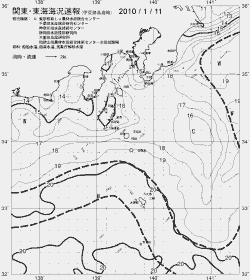 一都三県漁海況速報、関東・東海海況速報(2010/01/11)