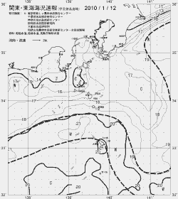 一都三県漁海況速報、関東・東海海況速報(2010/01/12)