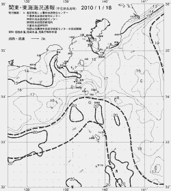 一都三県漁海況速報、関東・東海海況速報(2010/01/18)
