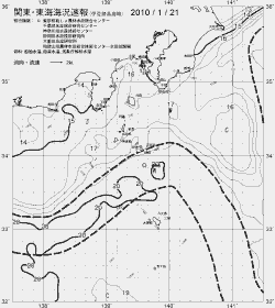 一都三県漁海況速報、関東・東海海況速報(2010/01/21)