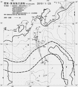 一都三県漁海況速報、関東・東海海況速報(2010/01/23)
