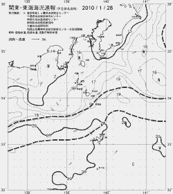 一都三県漁海況速報、関東・東海海況速報(2010/01/28)