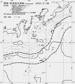 一都三県漁海況速報、関東・東海海況速報(2010/02/28)