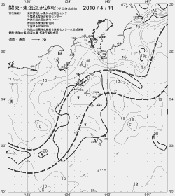 一都三県漁海況速報、関東・東海海況速報(2010/04/11)