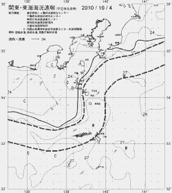 一都三県漁海況速報、関東・東海海況速報(2010/10/04)