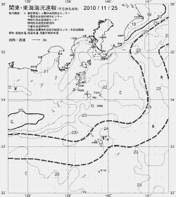 一都三県漁海況速報、関東・東海海況速報(2010/11/25)