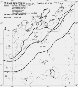 一都三県漁海況速報、関東・東海海況速報(2010/12/24)
