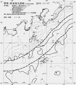 一都三県漁海況速報、関東・東海海況速報(2011/01/17)