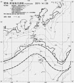 一都三県漁海況速報、関東・東海海況速報(2011/04/29)