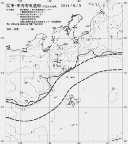 一都三県漁海況速報、関東・東海海況速報(2011/05/09)