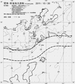 一都三県漁海況速報、関東・東海海況速報(2011/10/20)
