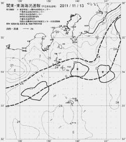 一都三県漁海況速報、関東・東海海況速報(2011/11/13)