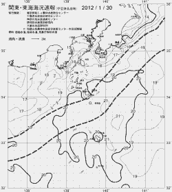 一都三県漁海況速報、関東・東海海況速報(2012/01/30)