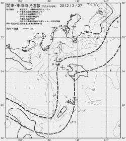 一都三県漁海況速報、関東・東海海況速報(2012/02/27)