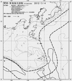 一都三県漁海況速報、関東・東海海況速報(2012/03/04)