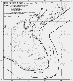 一都三県漁海況速報、関東・東海海況速報(2012/03/05)