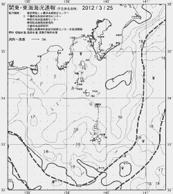 一都三県漁海況速報、関東・東海海況速報(2012/03/25)
