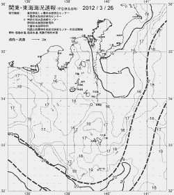 一都三県漁海況速報、関東・東海海況速報(2012/03/26)
