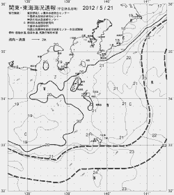 一都三県漁海況速報、関東・東海海況速報(2012/05/21)