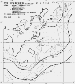 一都三県漁海況速報、関東・東海海況速報(2012/05/26)