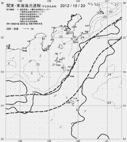 一都三県漁海況速報、関東・東海海況速報(2012/10/20)