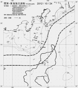 一都三県漁海況速報、関東・東海海況速報(2012/10/24)