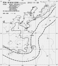 一都三県漁海況速報、関東・東海海況速報(2012/11/28)