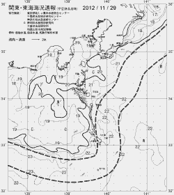 一都三県漁海況速報、関東・東海海況速報(2012/11/29)