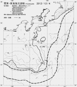 一都三県漁海況速報、関東・東海海況速報(2012/12/04)