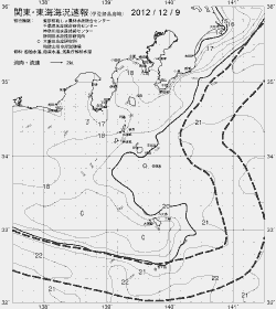 一都三県漁海況速報、関東・東海海況速報(2012/12/09)