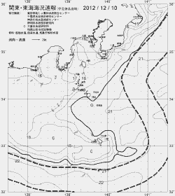 一都三県漁海況速報、関東・東海海況速報(2012/12/10)