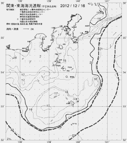 一都三県漁海況速報、関東・東海海況速報(2012/12/16)