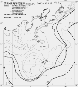 一都三県漁海況速報、関東・東海海況速報(2012/12/17)