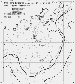 一都三県漁海況速報、関東・東海海況速報(2012/12/18)