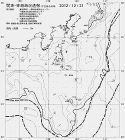 一都三県漁海況速報、関東・東海海況速報(2012/12/21)