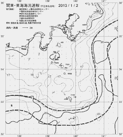 一都三県漁海況速報、関東・東海海況速報(2013/01/02)