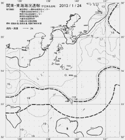 一都三県漁海況速報、関東・東海海況速報(2013/01/24)