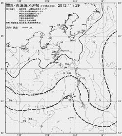 一都三県漁海況速報、関東・東海海況速報(2013/01/29)