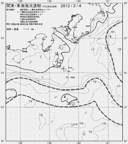 一都三県漁海況速報、関東・東海海況速報(2013/02/04)