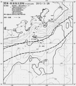 一都三県漁海況速報、関東・東海海況速報(2013/03/26)