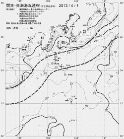 一都三県漁海況速報、関東・東海海況速報(2013/04/01)