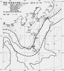 一都三県漁海況速報、関東・東海海況速報(2013/04/12)