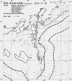 一都三県漁海況速報、関東・東海海況速報(2013/05/22)